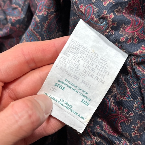 Vintage 90s Mack Truck Embroidered Bulldog Dog Wool Suede Leather Jacket Mens XL - Picture 10 of 11